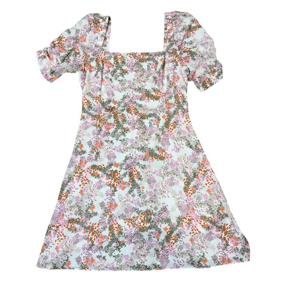 Rebecca‎ Minkoff Floral Square Randy Dress XL Coquette Trad Dollette Cottagecore - Picture 3 of 10